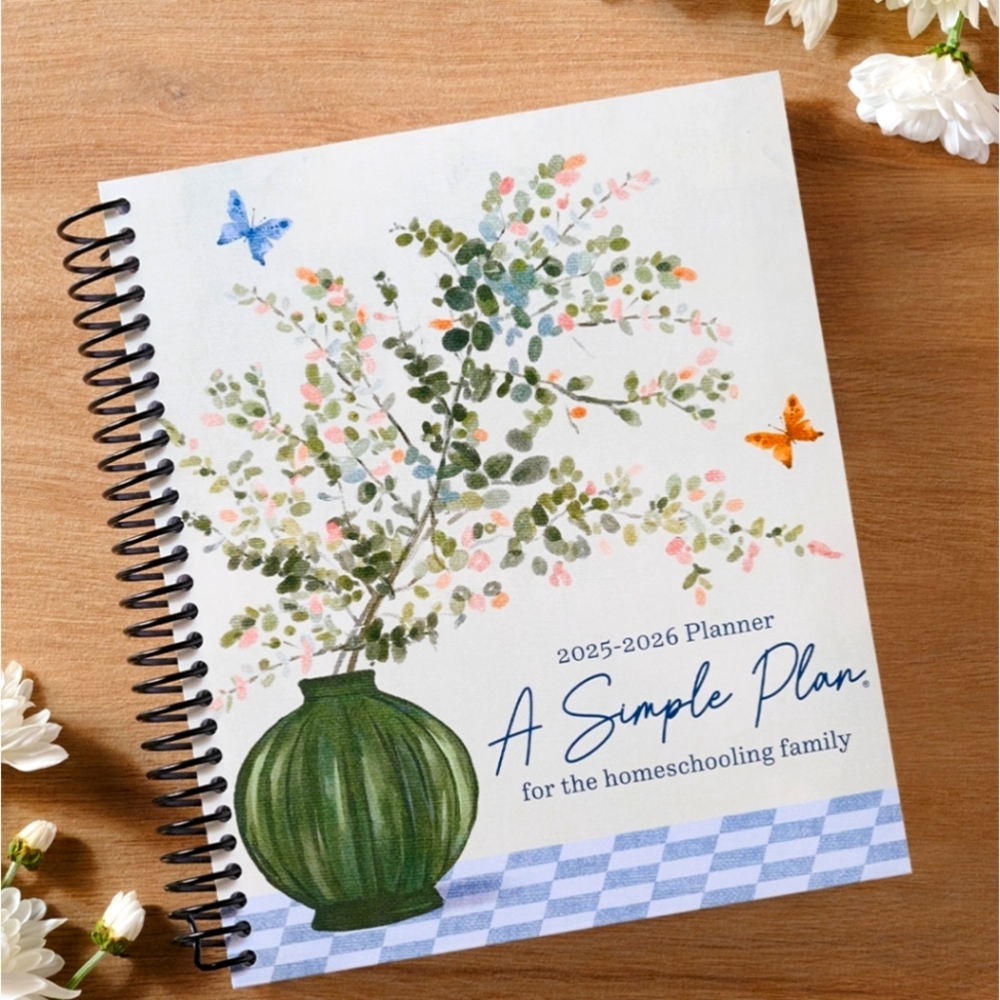 A Simple Plan Bouquet Homeschool Parent Planner 2025-2026